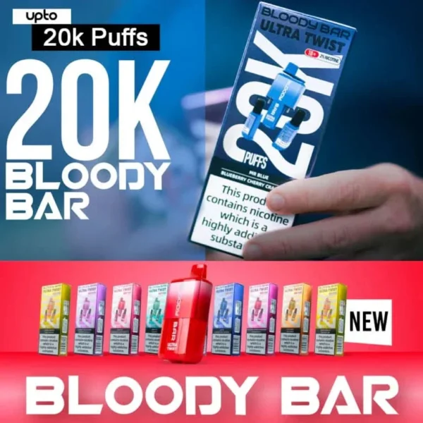 Bloody Bar 20K Puff Ultra Twist Disposable Bar